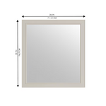 Alpine Reserve Wrightsville 28-in x 30-in Framed Bathroom Flaxen Mirror, 1116MR-28-320, FINAL PRICE: $39.99 + Tax