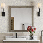 Alpine Reserve Bley 22-in x 30-in Framed Bathroom Vanity Mirror (Rustic Taupe Oak), 1658MR-28-267, FINAL PRICE: $39.99 + Tax