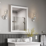 Alpine Reserve Brookview 22-in x 30-in White Framed Bathroom Mirror, 1789MR-22-201, FINAL PRICE: $49.99 + Tax