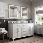 Alpine Reserve Brookview 22-in x 30-in White Framed Bathroom Mirror, 1789MR-22-201, FINAL PRICE: $49.99 + Tax