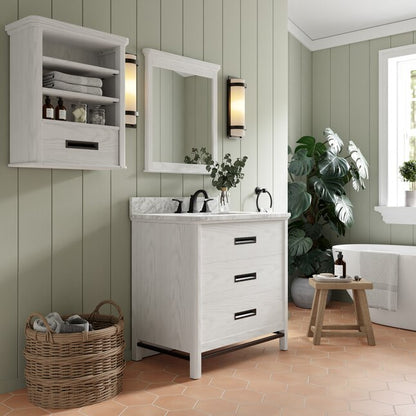 Alpine Reserve Larsen 24-in White Oak Wall Cabinet, 1694WC-24-241, FINAL PRICE: $49.99 + Tax