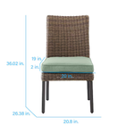Allen & Roth Chairs (set of 4), FRS81359-C   5106723 *JR24 [FB137], MSRP: $800.00, - Final Price: $349.99 + Tax