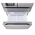 LG Standard-Depth 28.6-cu ft 4-Door Smart Compatible French Door Refrigerator with Dual Ice Maker with Water and Ice Dispenser (PrintProof Stainless Steel), LF29H8330S/01 *JR2509, Retail: $3,699.00, FINAL PRICE: $1,599.99 + TAX