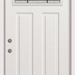 5517515  RELIABILT 36-in x 80-in x 4-9/16-in Steel Right-hand inswing Prehung Residential Insulating core Front Door