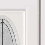 RELIABILT 36-in x 80-in x 4-9/16-in Steel Left-hand inswing Prehung Residential Insulating core Front Door