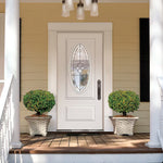RELIABILT 36-in x 80-in x 4-9/16-in Steel Right-hand inswing Prehung Residential Insulating core Front Door, 5517514, #10124820, FINAL PRICE: $349.99 + TAX