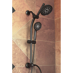 Alpine Reserve Matte Black 5.98-in Shower Faucet Bar System with 2-way Diverter, 58101-X607011 *JR2511, Retail: $199.98, FINAL PRICE: $119.99 + TAX