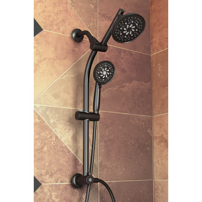 Alpine Reserve Matte Black 5.98-in Shower Faucet Bar System with 2-way Diverter, 58101-X607011 *JR2511, Retail: $199.98, FINAL PRICE: $119.99 + TAX