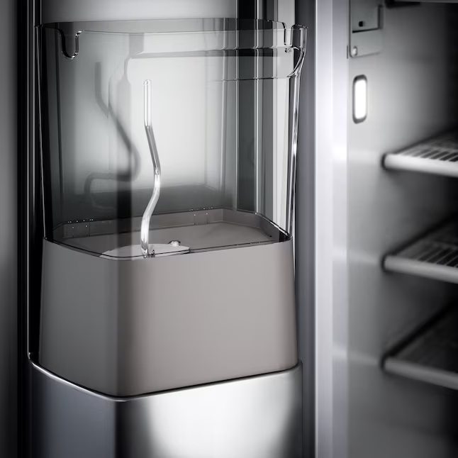 KitchenAid 20.8-cu ft Counter-Depth 36-in Side-by-Side Refrigerator Built-In + Water and Ice Dispenser (Stainless Steel), KBSD706MPS/00 *JR2510, Retail: $11,099.00, FINAL PRICE: $6,999.99 + TAX