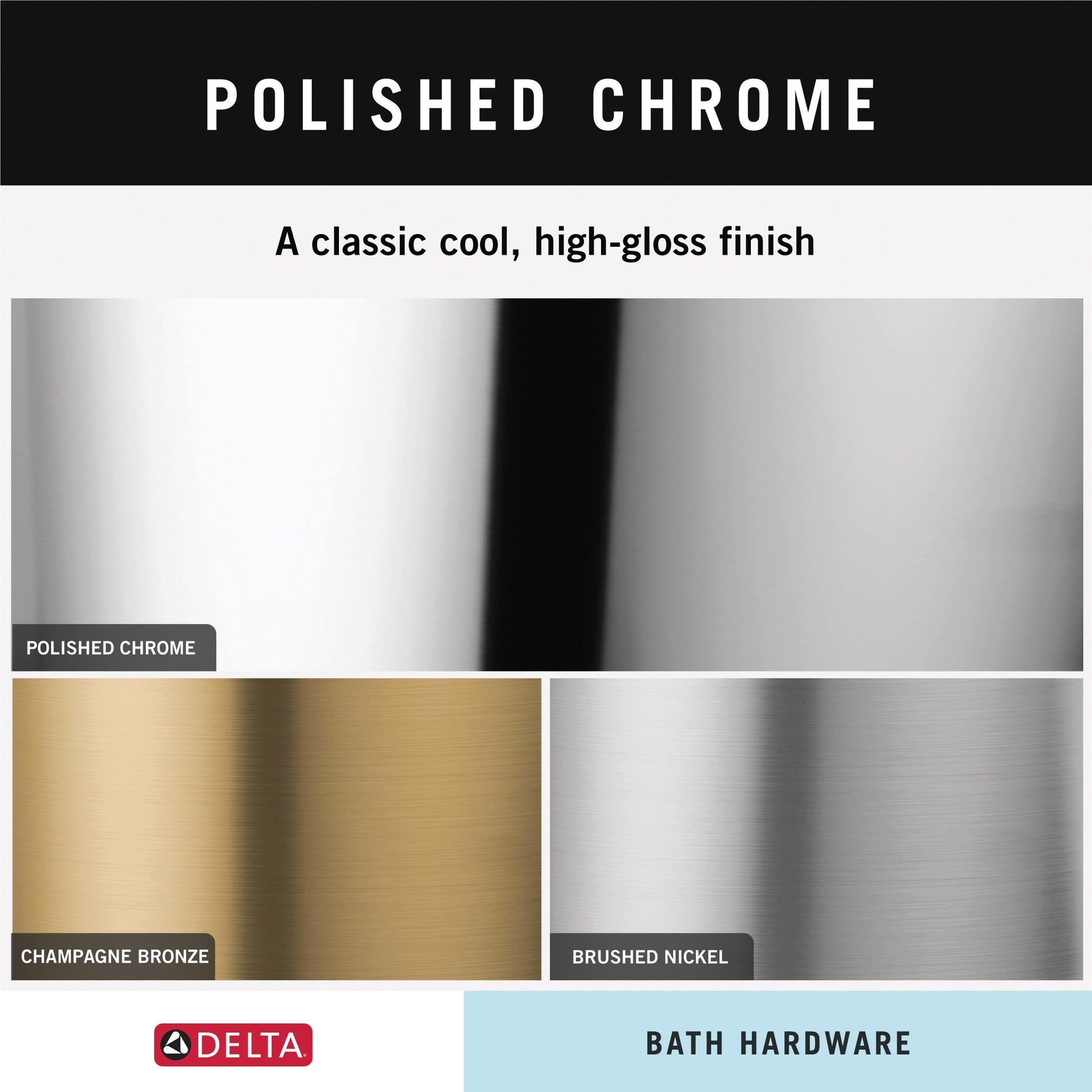 Delta Trinsic 24-Inch Towel Bar in Chrome, 759240, MRSP: $89.9, FINAL PRICE: $ + TAX