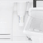 GE 24.9-cu ft Standard-Depth 33-in Wide Bottom-Freezer Refrigerator with Ice Maker ( Fingerprint Resistant Stainless Steel ) ENERGY STAR Certified