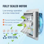 VEVOR Shutter Exhaust Fan 10 Outdoor Silver Wall Mounted Fan, AMX-FAG10 BYCSPQSDJAC10PBM8V1 *HD2509, Retail: $53.99, FINAL PRICE: $29.99 + TAX