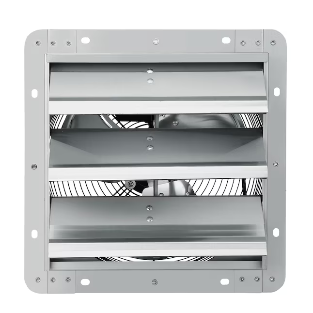 VEVOR Shutter Exhaust Fan 10 Outdoor Silver Wall Mounted Fan, AMX-FAG10 BYCSPQSDJAC10PBM8V1 *HD2509, Retail: $53.99, FINAL PRICE: $29.99 + TAX