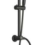 Alpine Reserve Matte Black 5.98-in Shower Faucet Bar System with 2-way Diverter
