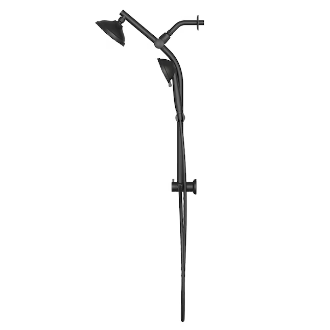 Alpine Reserve Matte Black 5.98-in Shower Faucet Bar System with 2-way Diverter, 58101-X607011 *JR2511, Retail: $199.98, FINAL PRICE: $119.99 + TAX