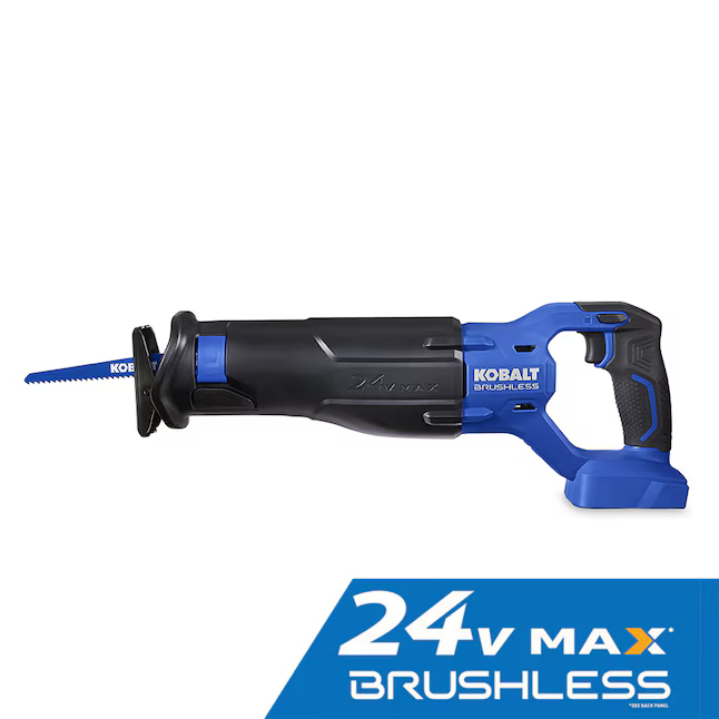 Kobalt 24-volt Variable Speed Brushless Cordless Reciprocating Saw (Tool Only), 672831, HD2408