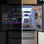 GE Profile Standard-Depth 28.7-cu ft 36-in Wide with Ice Maker ( Fingerprint-resistant Stainless Steel ) ENERGY STAR Certified