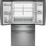 GE Profile Standard-Depth 28.7-cu ft 36-in Wide with Ice Maker ( Fingerprint-resistant Stainless Steel ) ENERGY STAR Certified