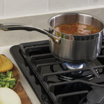 GE 30-in 4 burners Black Gas Cooktop