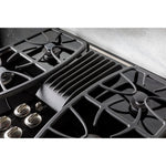 GE Profile 30-in 4 burners Stainless Steel Gas Cooktop with Downdraft Exhaust