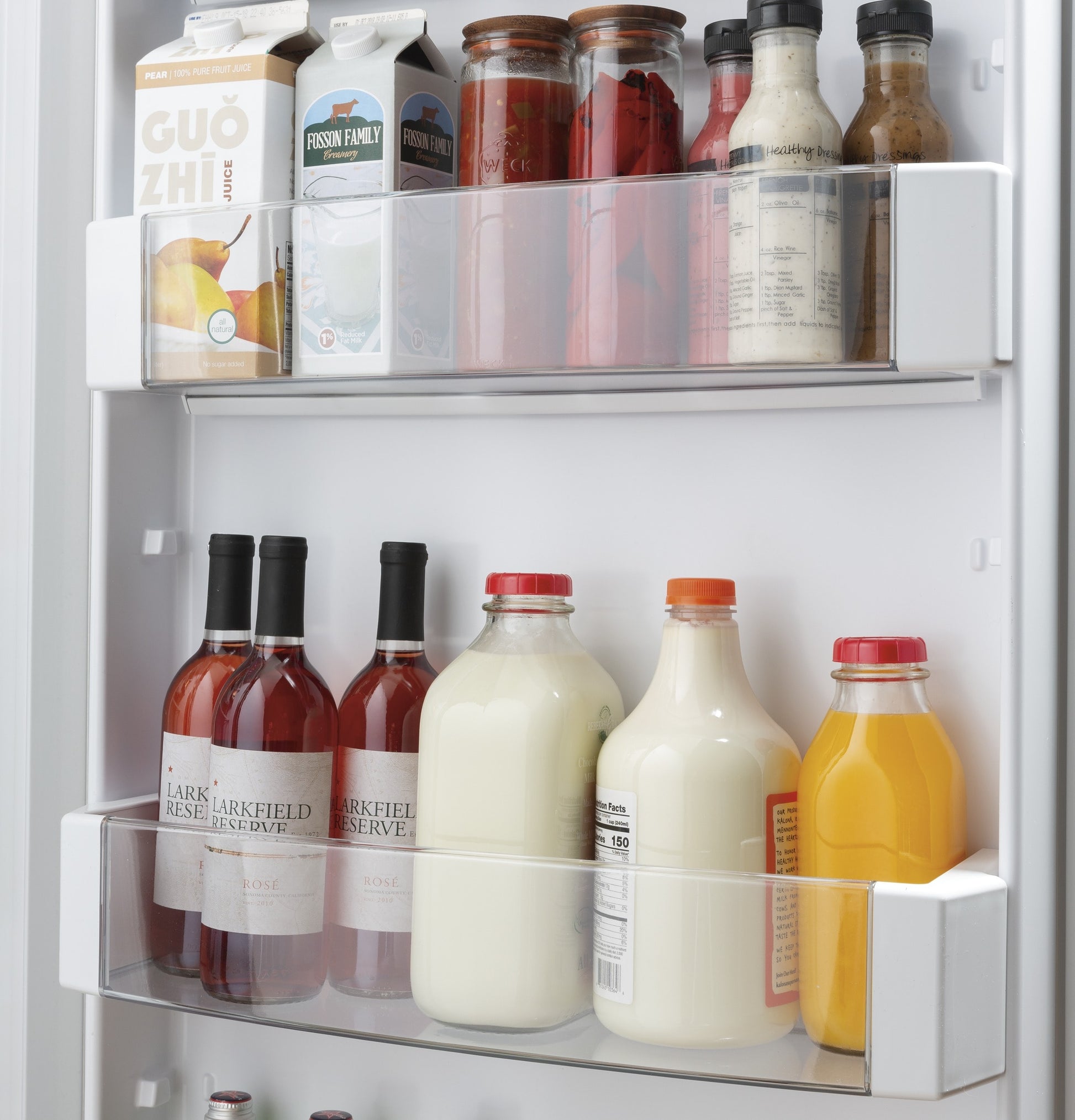 Cafe 24.5-cu ft Counter-Depth 42-in Wide Side-by-Side Refrigerator Built-In Smart Compatible with Ice Maker ,Water and Ice Dispenser ( Stainless Steel with Brushed Stainless Handles )