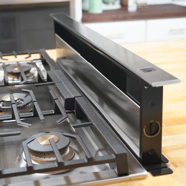 GE 30-in Telescoping Stainless Steel Ducted Downdraft Range Hood, UVD6301SPSS *JR2508, Retail: $1379, FINAL PRICE: $799.99 + TAX