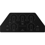 GE Profile 36-in 5 burners Black Smart Compatible Induction Cooktop with Bridge Element