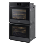 Samsung 30-in Double Electric Wall Oven with Air Fry Self + Steam Cleaning (Matte Black Steel), NV51CG600DMT *JR2512, Retail: $4,299.00, FINAL PRICE: $1,999.99 + TAX