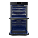 Samsung 30-in Double Electric Wall Oven with Air Fry Self + Steam Cleaning (Matte Black Steel), NV51CG600DMT *JR2512, Retail: $4,299.00, FINAL PRICE: $1,999.99 + TAX