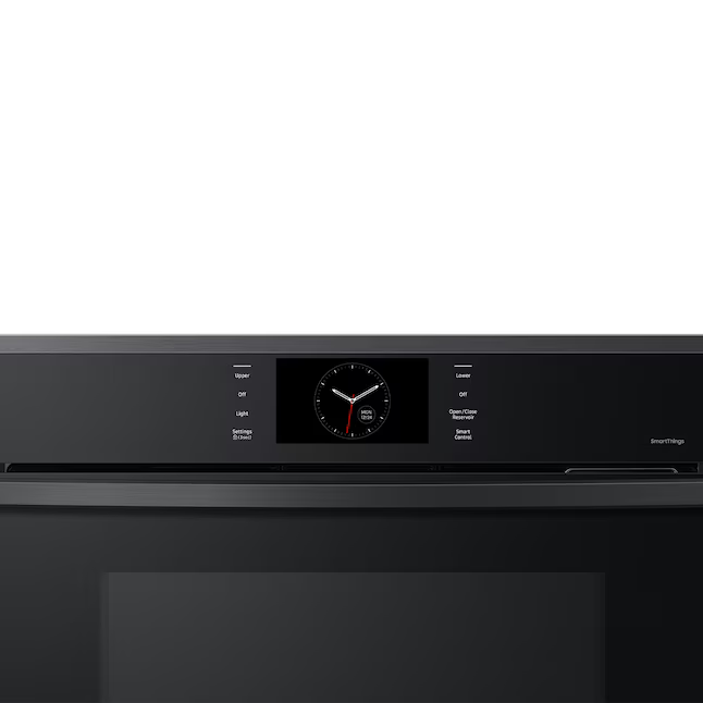 Samsung 30-in Double Electric Wall Oven with Air Fry Self + Steam Cleaning (Matte Black Steel), NV51CG600DMT *JR2512, Retail: $4,299.00, FINAL PRICE: $1,999.99 + TAX
