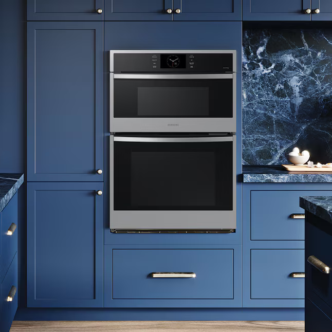 Samsung 30-in Self + Steam Cleaning Air Fry Smart Compatible Microwave Wall Oven Combo (Stainless Steel), NQ70CG600DSR/AA *JR2510, Retail: $4,299.00, FINAL PRICE: $2,099.99 + TAX