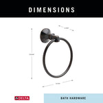 Delta Ashlyn Towel Ring in Venetian Bronze, 76446-RB, MRSP: $62.15, FINAL PRICE: $ + TAX