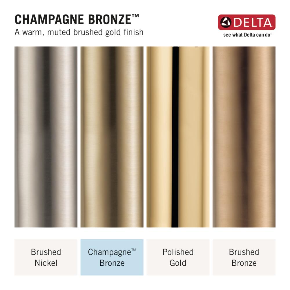 Delta 7-Setting Wall Mount Hand Shower with Cleaning Spray in Lumicoat Champagne Bronze, 55884-CZ-PR, MRSP: $456, FINAL PRICE: $ + TAX