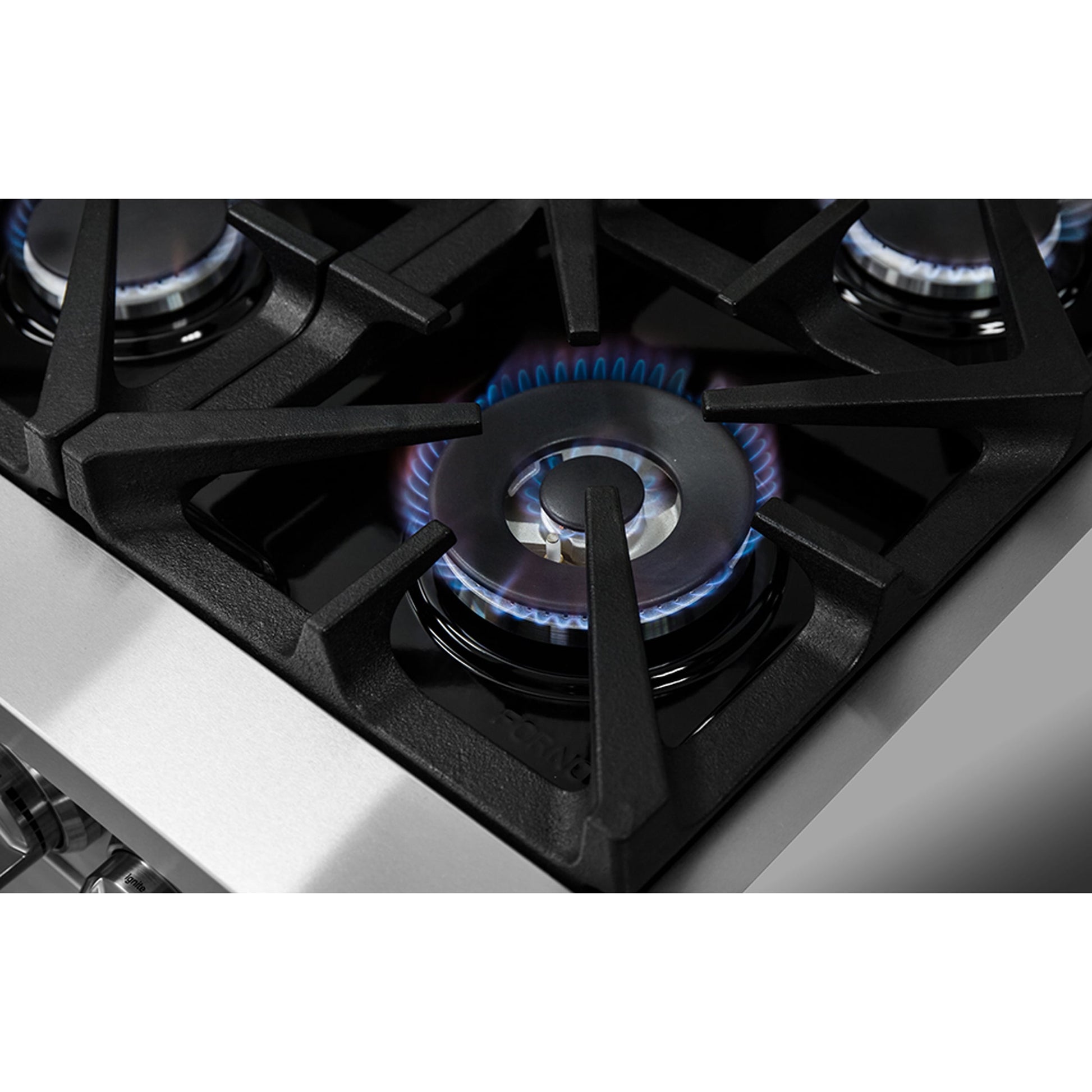 FORNO Massimo 48-in 8 burners 4.32-cu ft / 2.26-cu ft Air Fry Convection Oven Freestanding Double Oven Gas Range