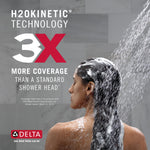Delta Nura Venetian Bronze 1-handle 6.5-in Round Shower Faucet with Valve (Multi-function)