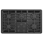 GE 36-in 5 burners Black Gas Cooktop with Power Broil Burners, JGP3036DLBB/3 *JR2510, Retail: $1,399.00, FINAL PRICE: $799.99 + TAX