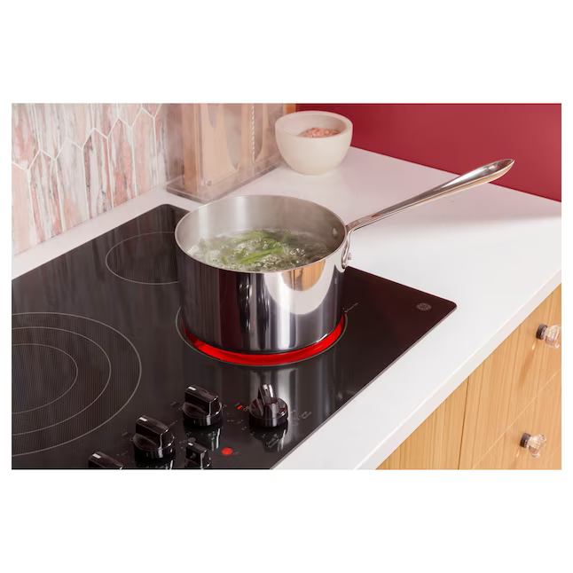 GE 30-in 5 burners Smooth Surface (Radiant) Black Electric Cooktop, JEP5030DTBB *HD2507, Retail: $1,499.00, FINAL PRICE: $599.99 + TAX