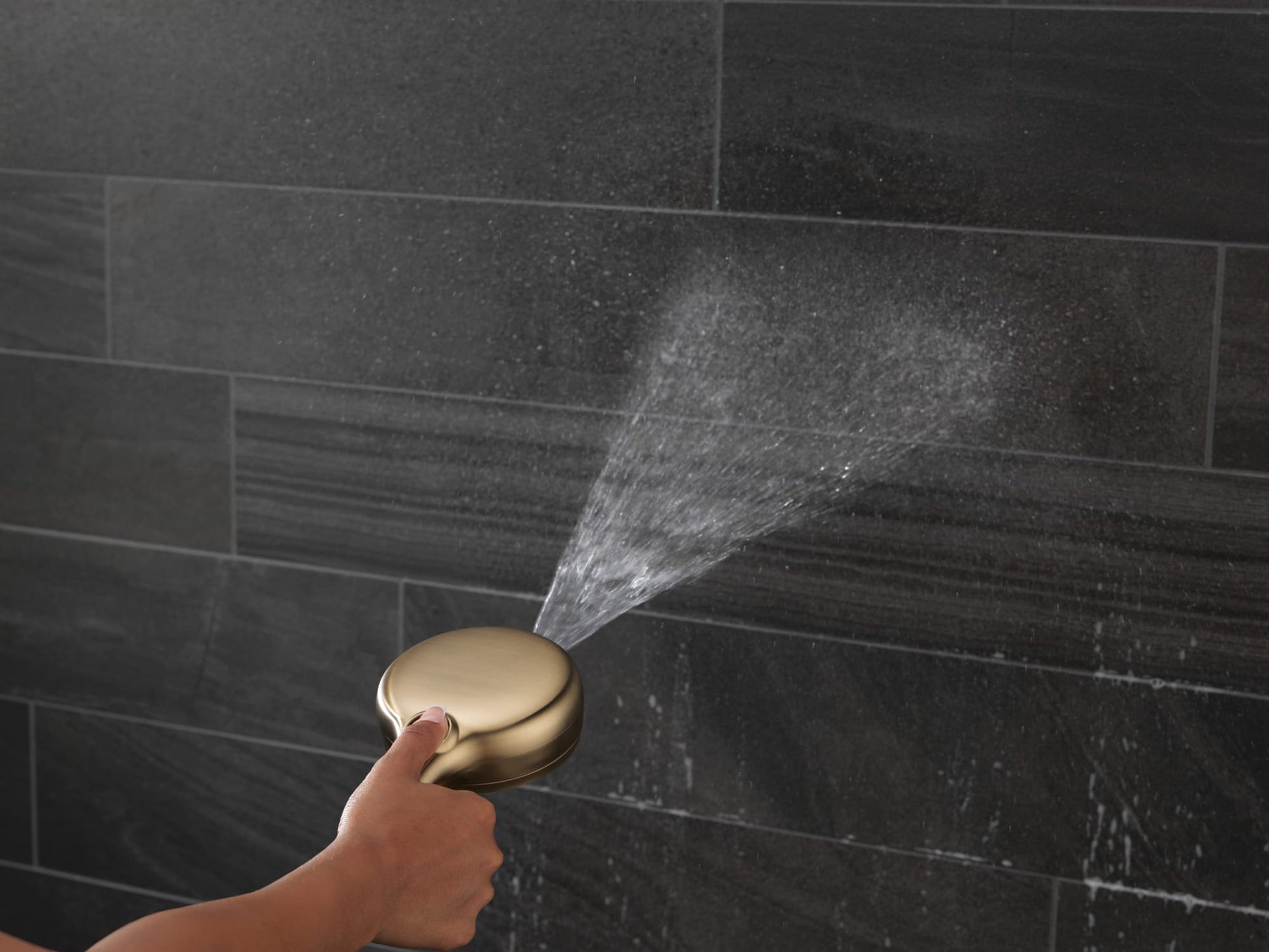 Delta 7-Setting Wall Mount Hand Shower with Cleaning Spray in Lumicoat Champagne Bronze, 55884-CZ-PR, MRSP: $456, FINAL PRICE: $ + TAX