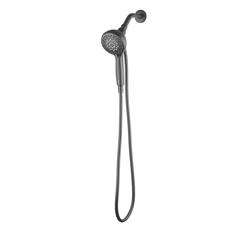 Alpine Reserve Galway 6 -Spray Matte Black 5-in Round Handheld Shower Head 1.8 GPM