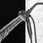 Alpine Reserve Galway 6 -Spray Matte Black 5-in Round Handheld Shower Head 1.8 GPM