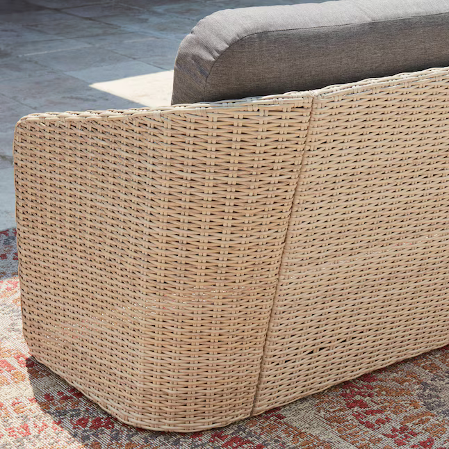 Origin 21 Venza 3-Piece Wicker Patio Conversation Set with Dark Gray Cushions, LG-24511-LC *HD2509, Retail: $824.00, FINAL PRICE: $499.99 + TAX