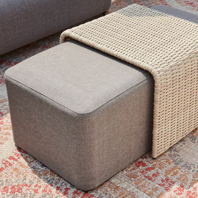 Origin 21 Venza 3-Piece Wicker Patio Conversation Set with Dark Gray Cushions, LG-24511-LC *HD2509, Retail: $824.00, FINAL PRICE: $499.99 + TAX