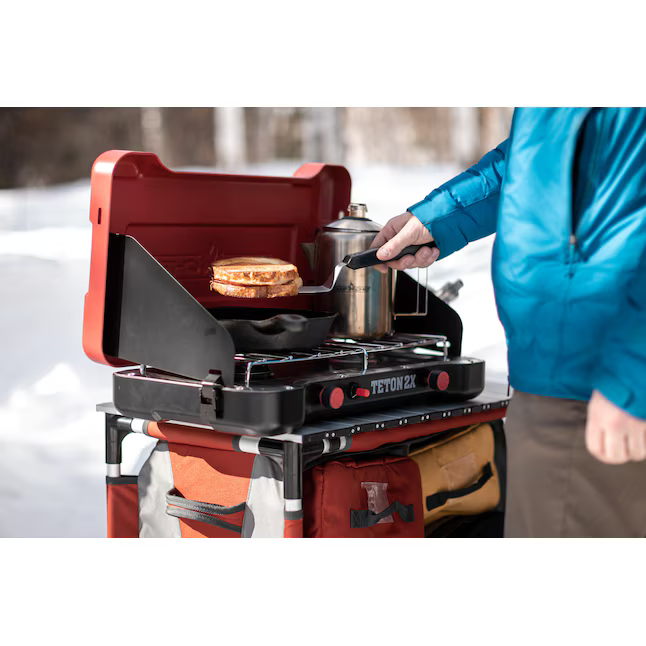 Camp Chef Teton 2X 2-Burner Propane Push and Turn (no burner material) Outdoor burner, MSTX #5448602 *HD2507, Retail: $149.99, [FB297], FINAL PRICE: $89.99 + TAX