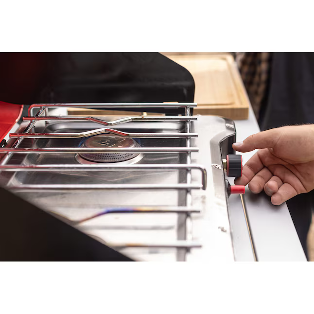 Camp Chef Teton 2X 2-Burner Propane Push and Turn (no burner material) Outdoor burner, MSTX #5448602 *HD2507, Retail: $149.99, [FB297], FINAL PRICE: $89.99 + TAX