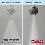 Delta 7-Setting Wall Mount Hand Shower with Cleaning Spray in Lumicoat Champagne Bronze, 55884-CZ-PR, MRSP: $456, FINAL PRICE: $ + TAX