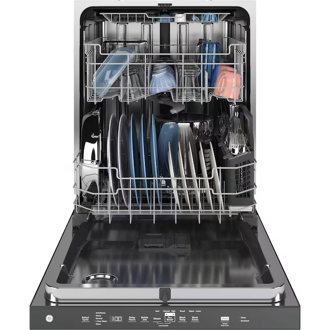 GE 24-in Top Control Built-in Dishwasher With Third Rack (Fingerprint Resistant Stainless Steel) 45-dBA, GDP670SYVFS/1 *JR2511, Retail: $1,049.00, FINAL PRICE: $499.99 + TAX