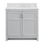 Alpine Reserve Watson 36-in Pebble Oak Undermount Single Sink Bathroom Vanity with Carrara ENGINEERED Marble Top, 1954VA-36-291-925-UM, [FB264], FINAL PRICE: $649.99 + Tax