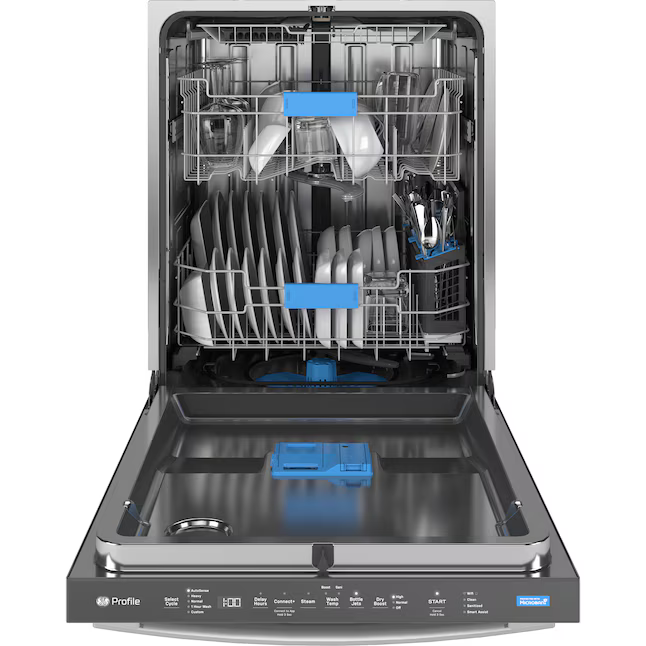 GE Profile 24-in Top Control Built-in Dishwasher With Third Rack (Fingerprint Resistant Stainless Steel) 44-dBA, PDT715SYVFS *JR2510, Retail: $1199, FINAL PRICE: $599.99 + TAX