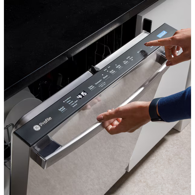GE Profile 24-in Top Control Built-in Dishwasher With Third Rack (Fingerprint Resistant Stainless Steel) 44-dBA, PDT715SYVFS *JR2510, Retail: $1199, FINAL PRICE: $599.99 + TAX