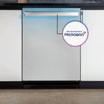 GE Profile 24-in Top Control Built-in Dishwasher ( Fingerprint Resistant Stainless Steel ) With Third Rack,